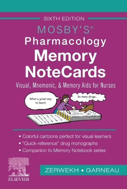 Mosby's Pharmacology Memory NoteCards