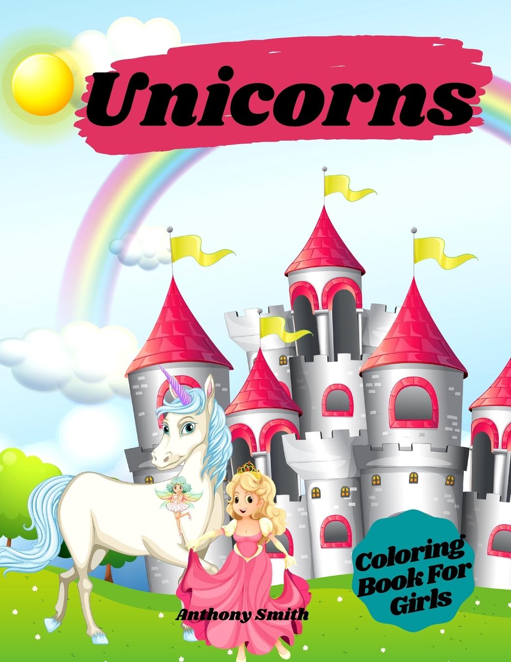 Unicorns Coloring Book For Girls