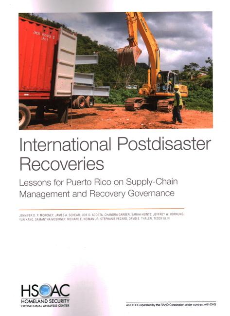 International Postdisaster Recoveries: Lessons for Puerto Rico on Supply-Chain Management and Recovery Governance