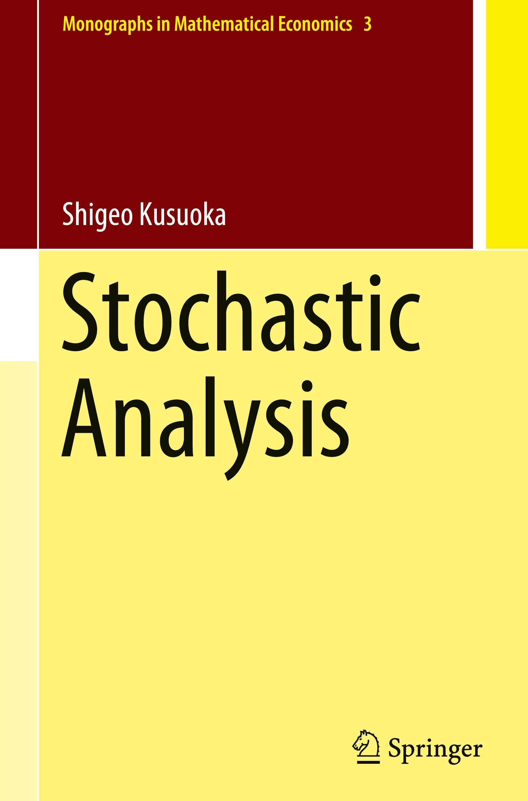 Stochastic Analysis