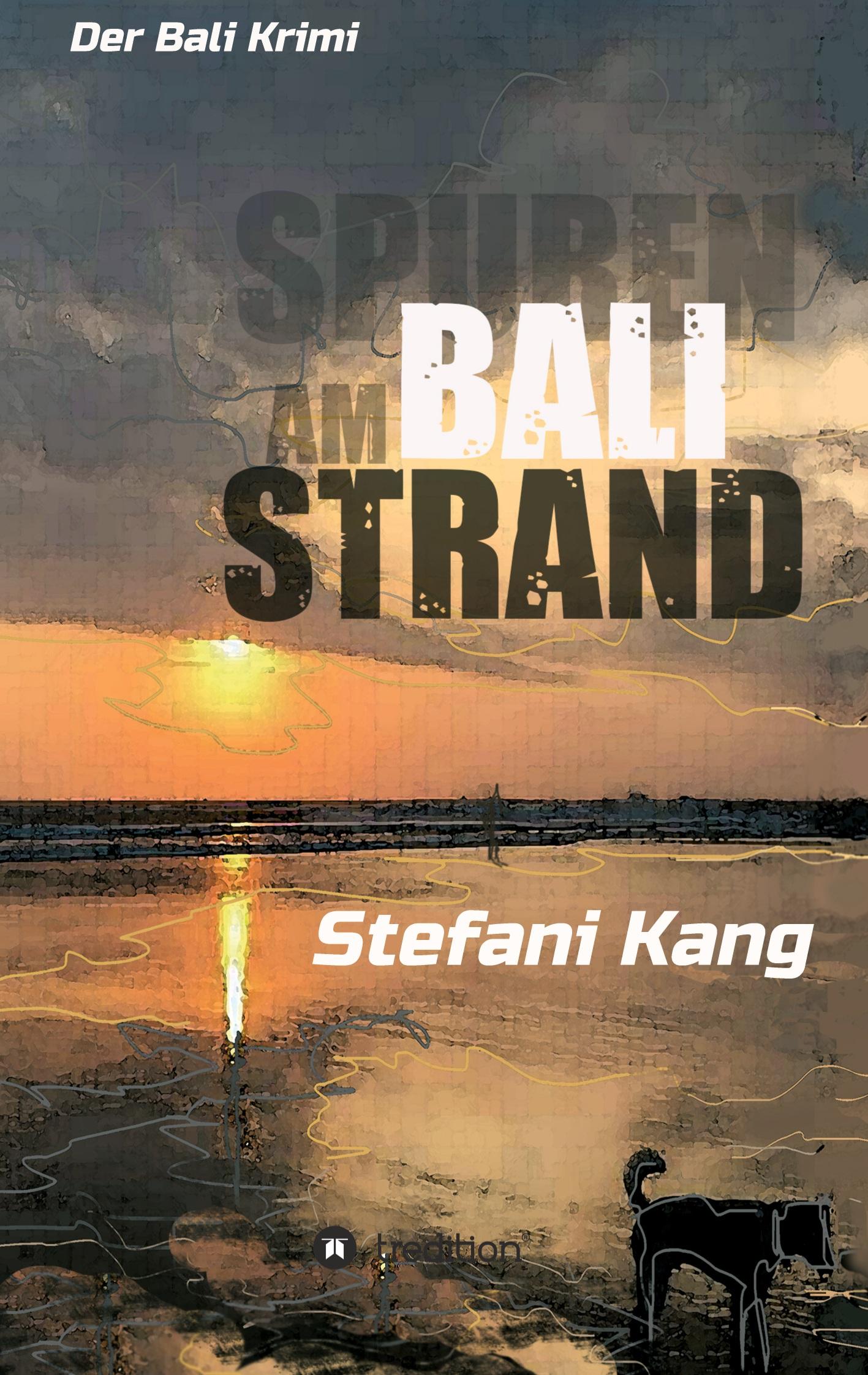 Spuren am Bali Strand