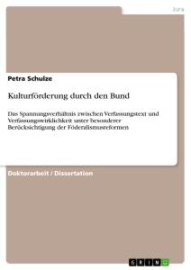 Kulturförderung durch den Bund