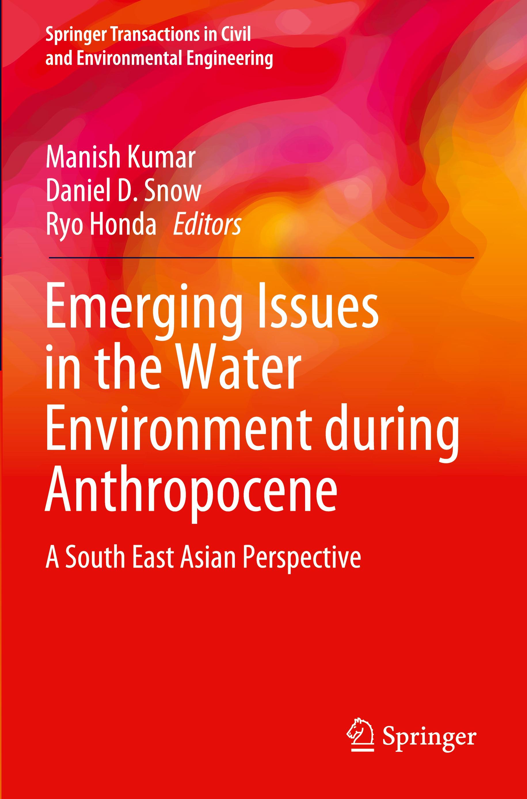 Emerging Issues in the Water Environment during Anthropocene