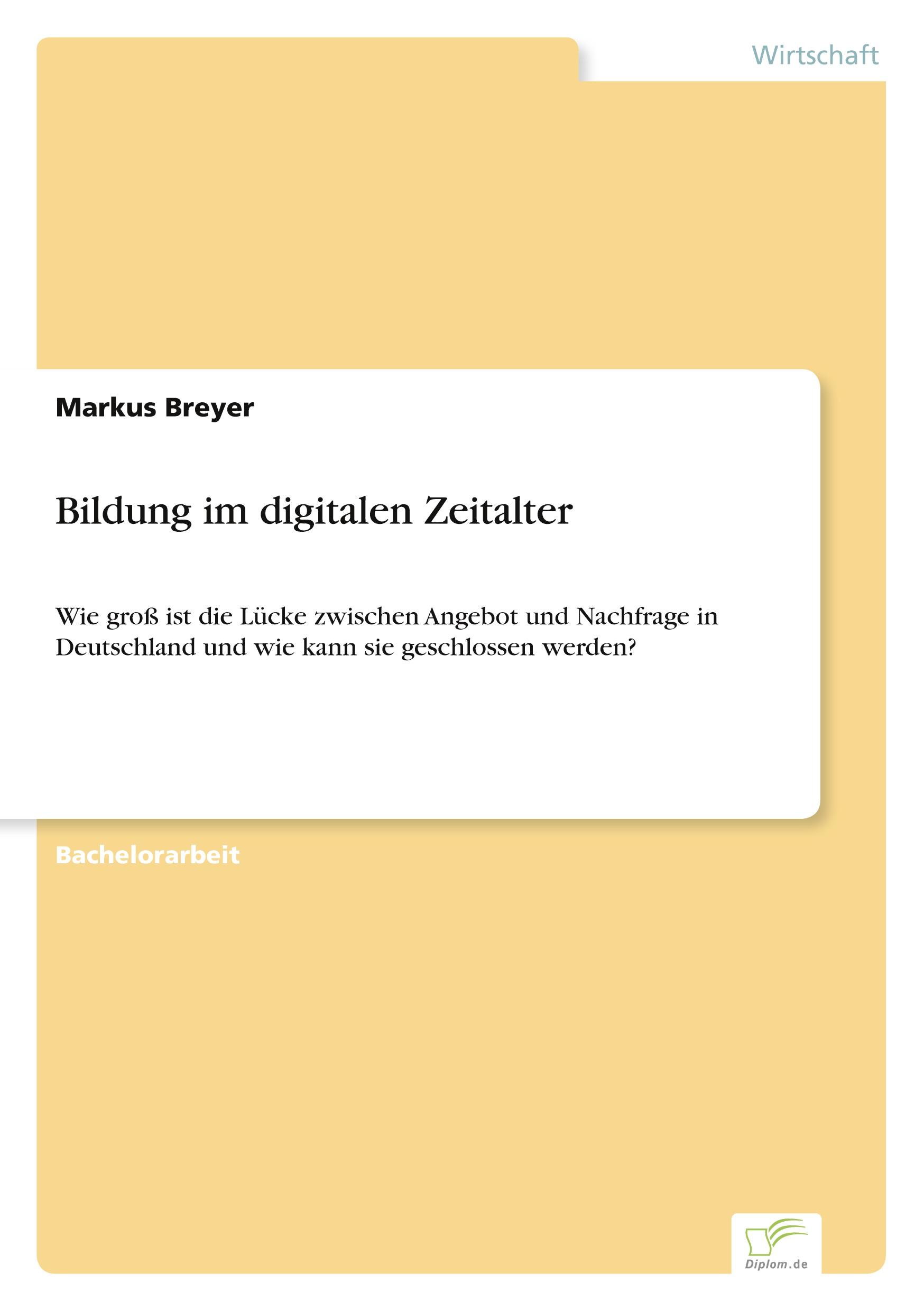 Bildung im digitalen Zeitalter