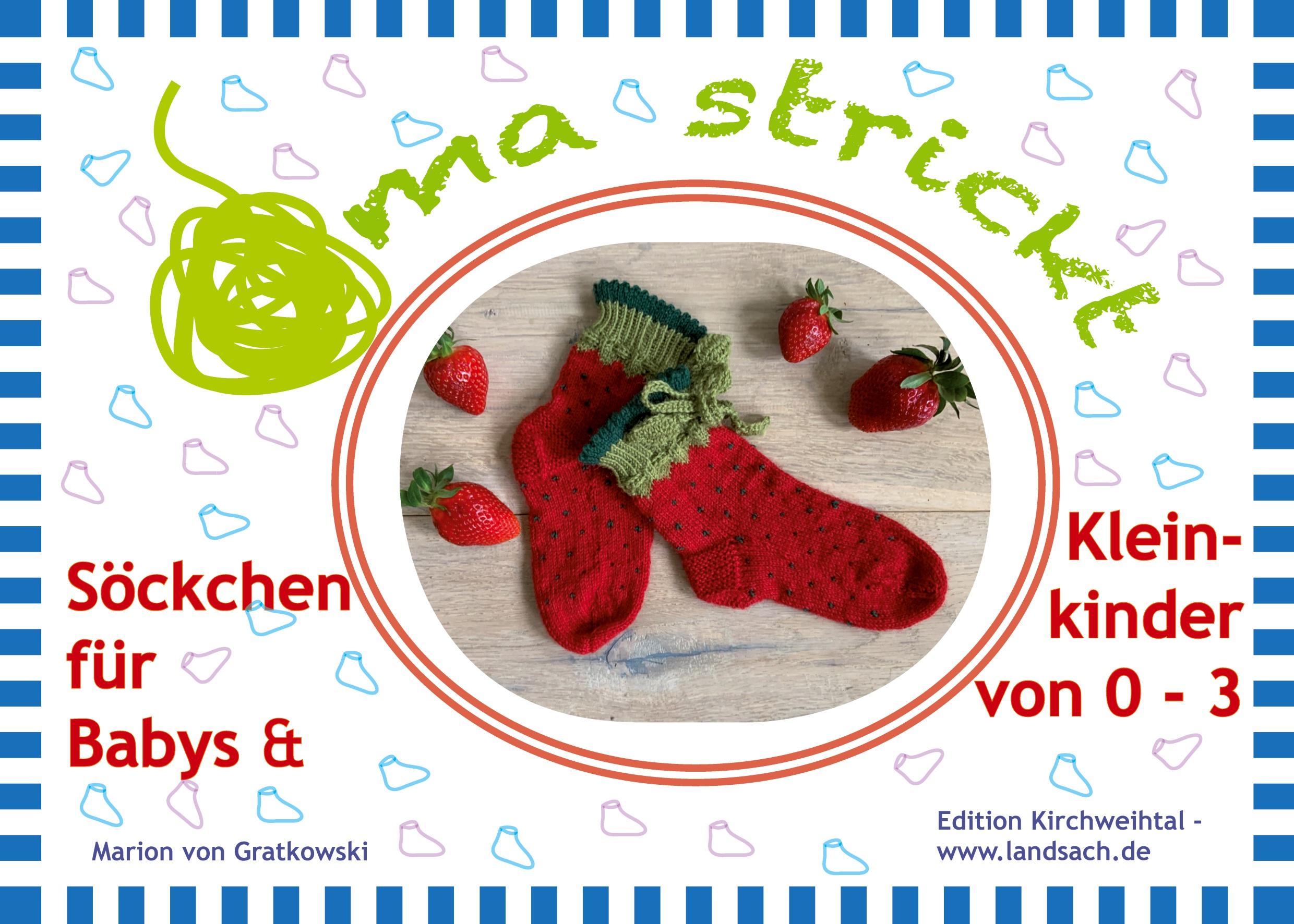 Oma strickt Baby- und Kindersöckchen