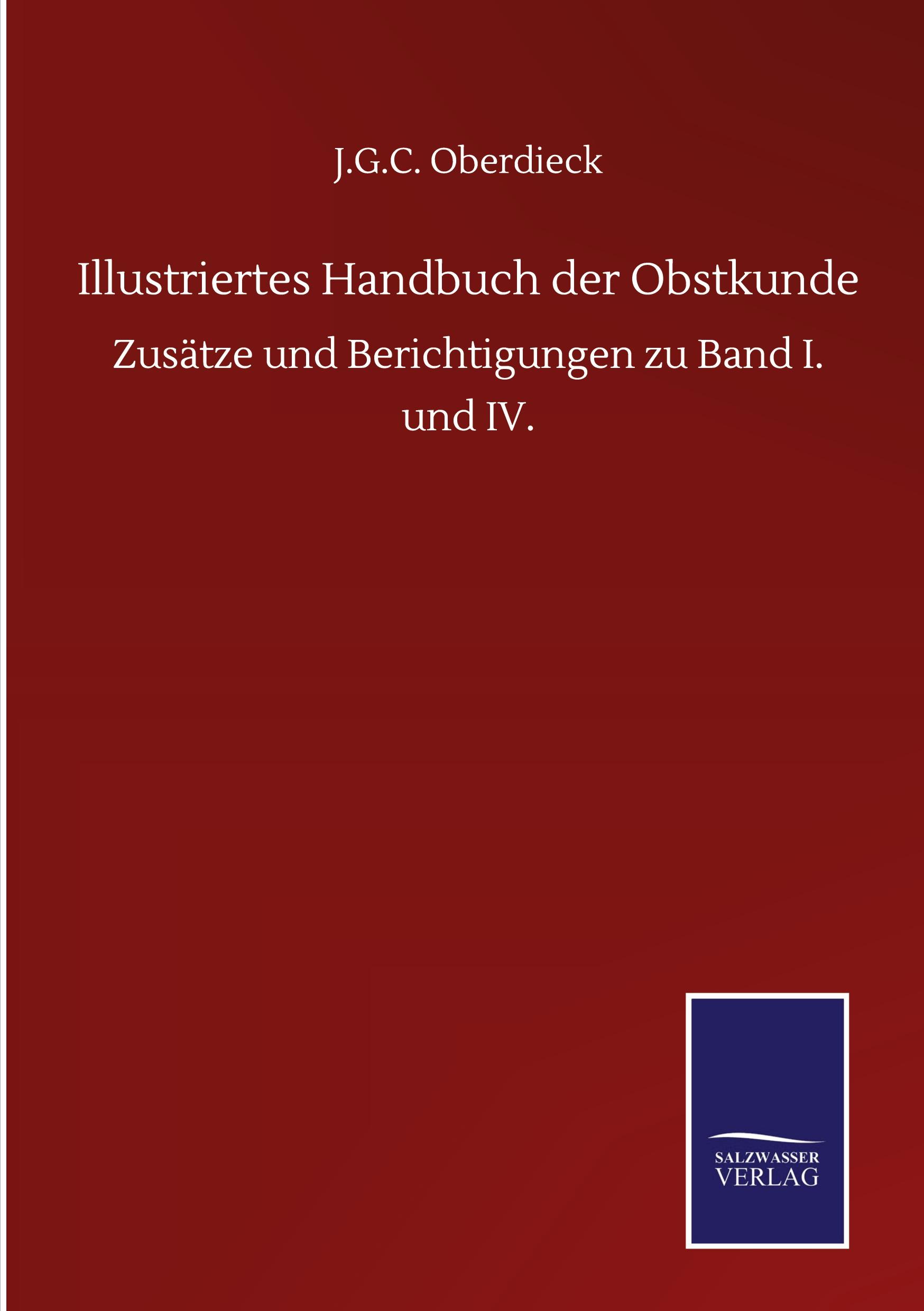 Illustriertes Handbuch der Obstkunde