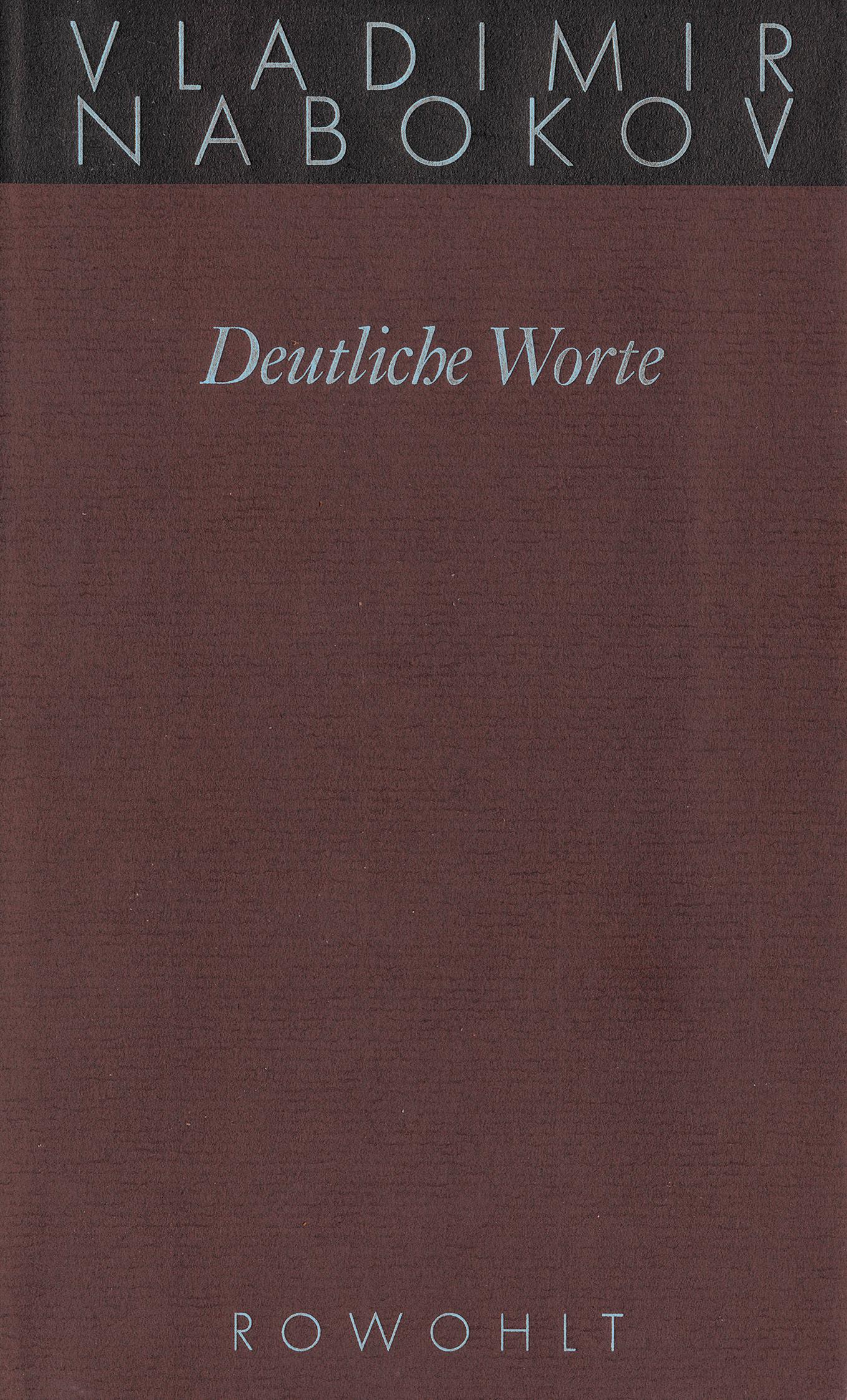 Gesammelte Werke 20. Deutliche Worte