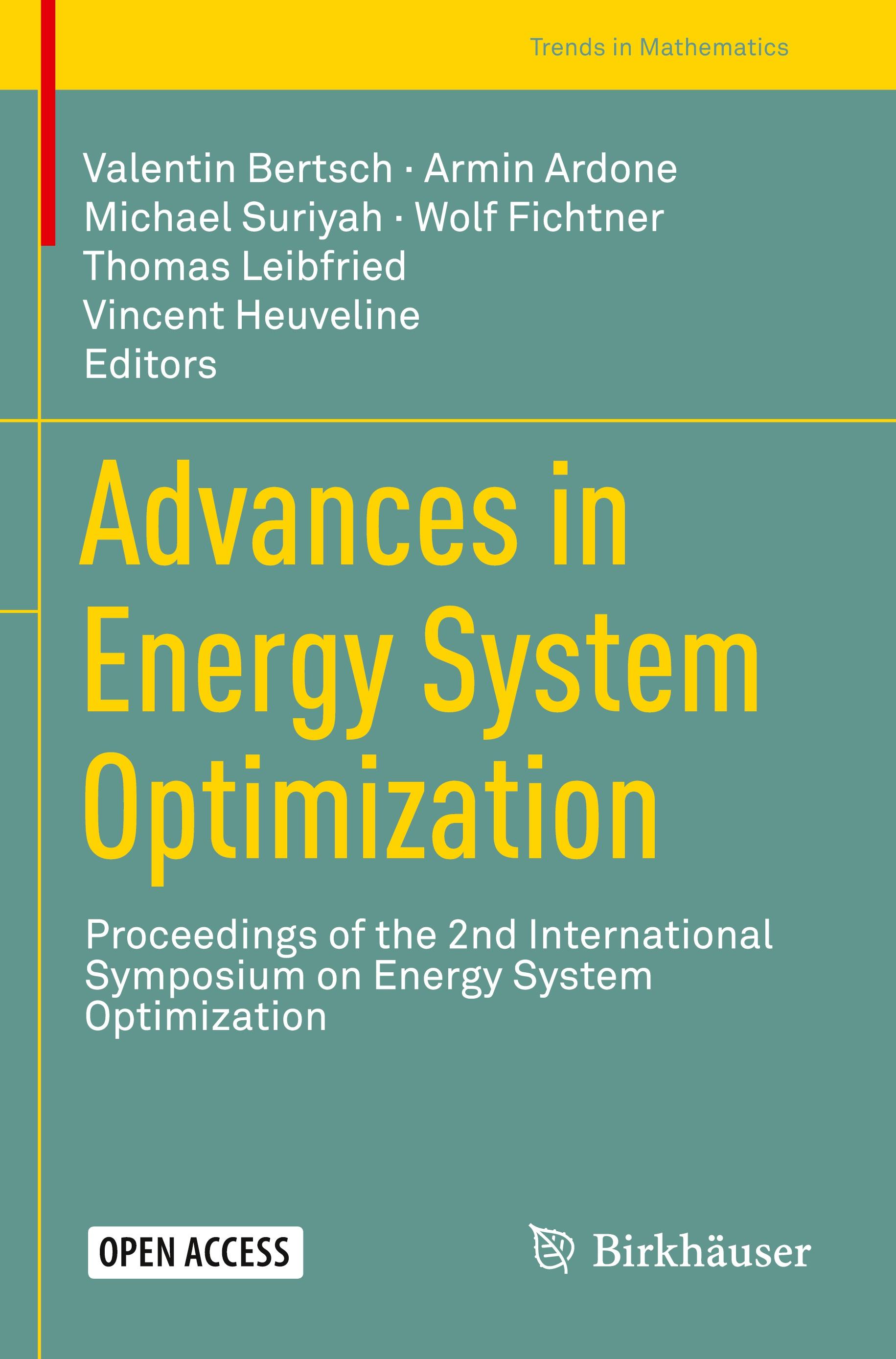 Advances in Energy System Optimization