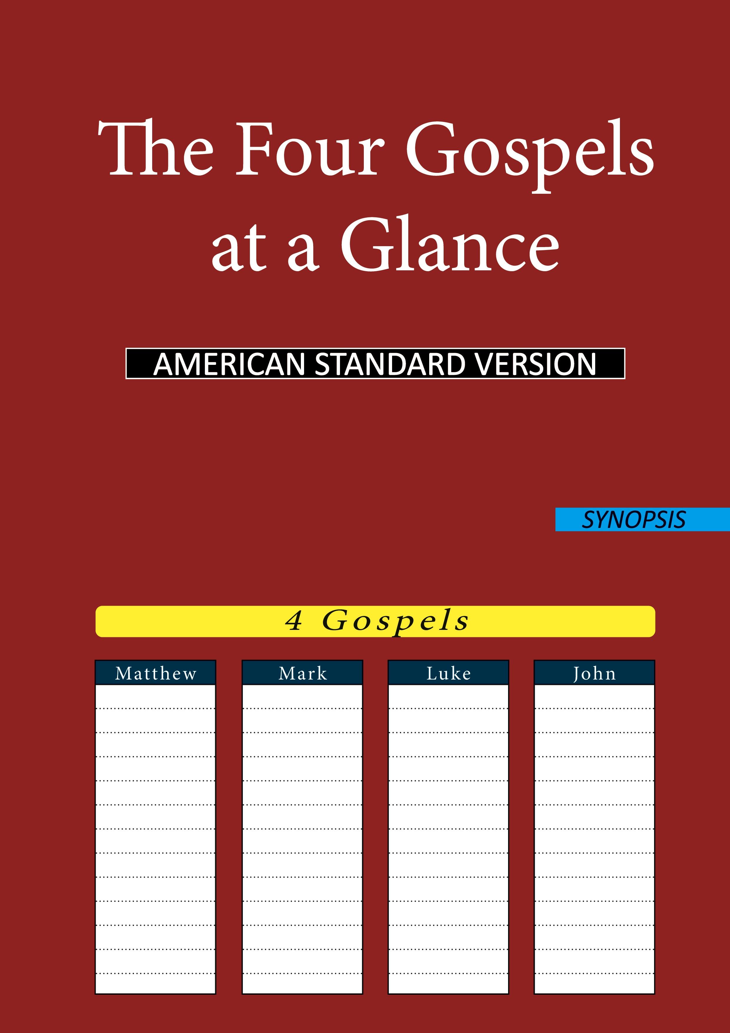 The Four Gospels at a Glance