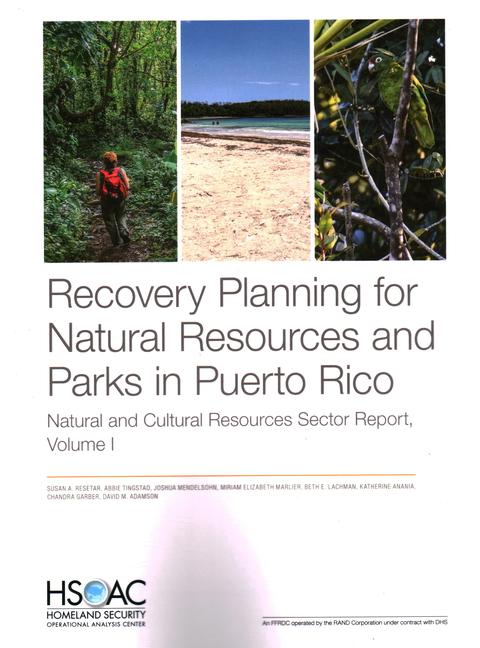 Recovery Planning for Natural Resources and Parks in Puerto Rico