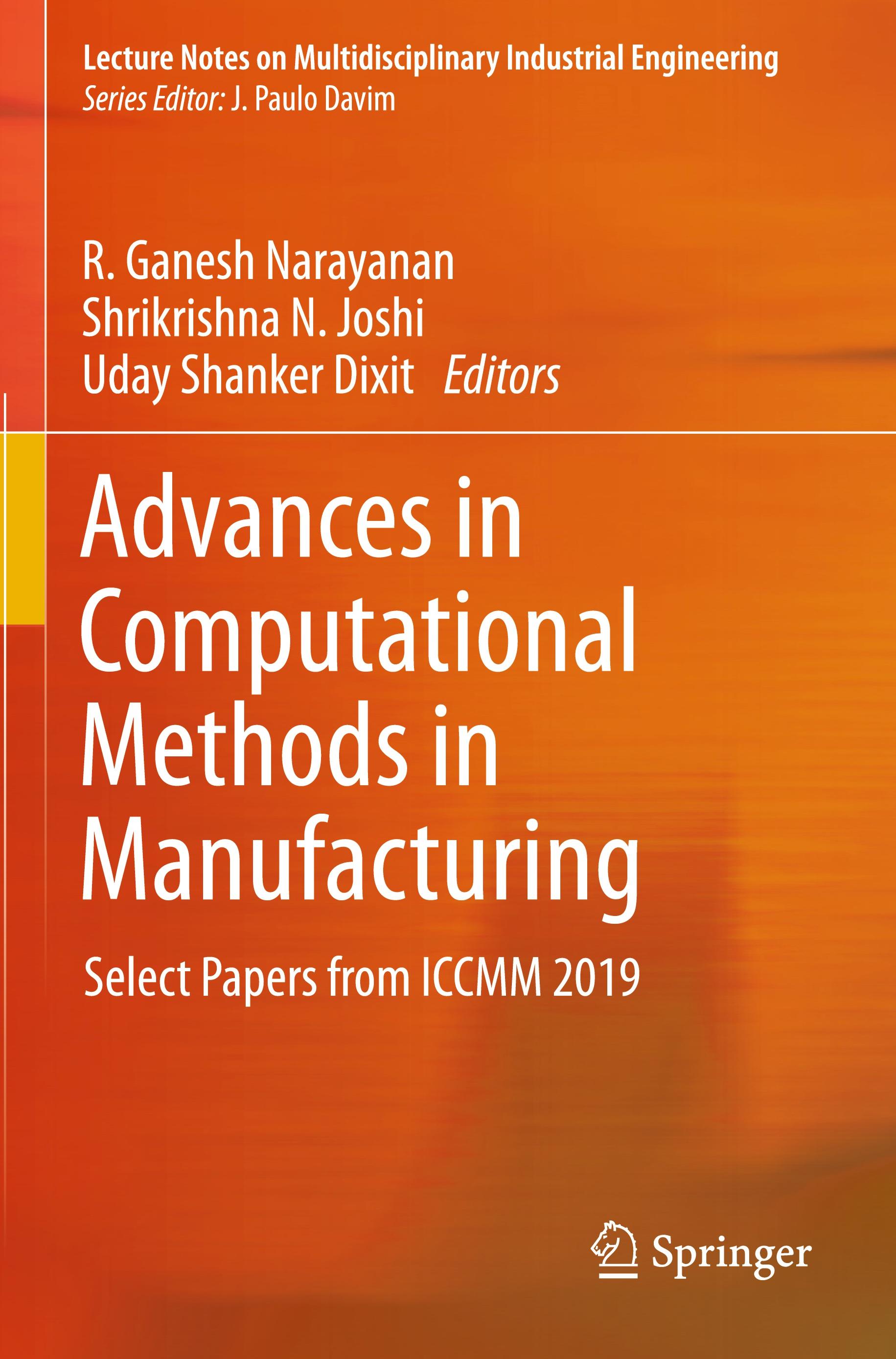 Advances in Computational Methods in Manufacturing