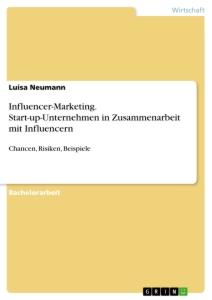 Influencer-Marketing. Start-up-Unternehmen in Zusammenarbeit mit Influencern