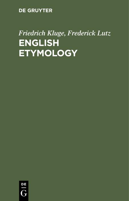 English Etymology