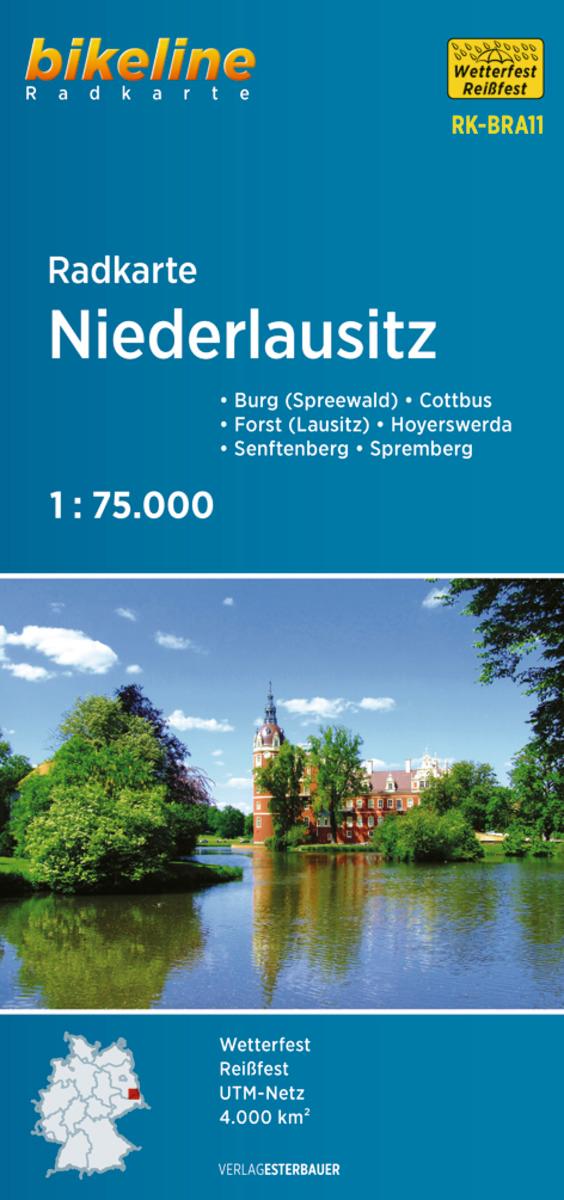 Radkarte Niederlausitz 1:75.000 (RK-BRA11)