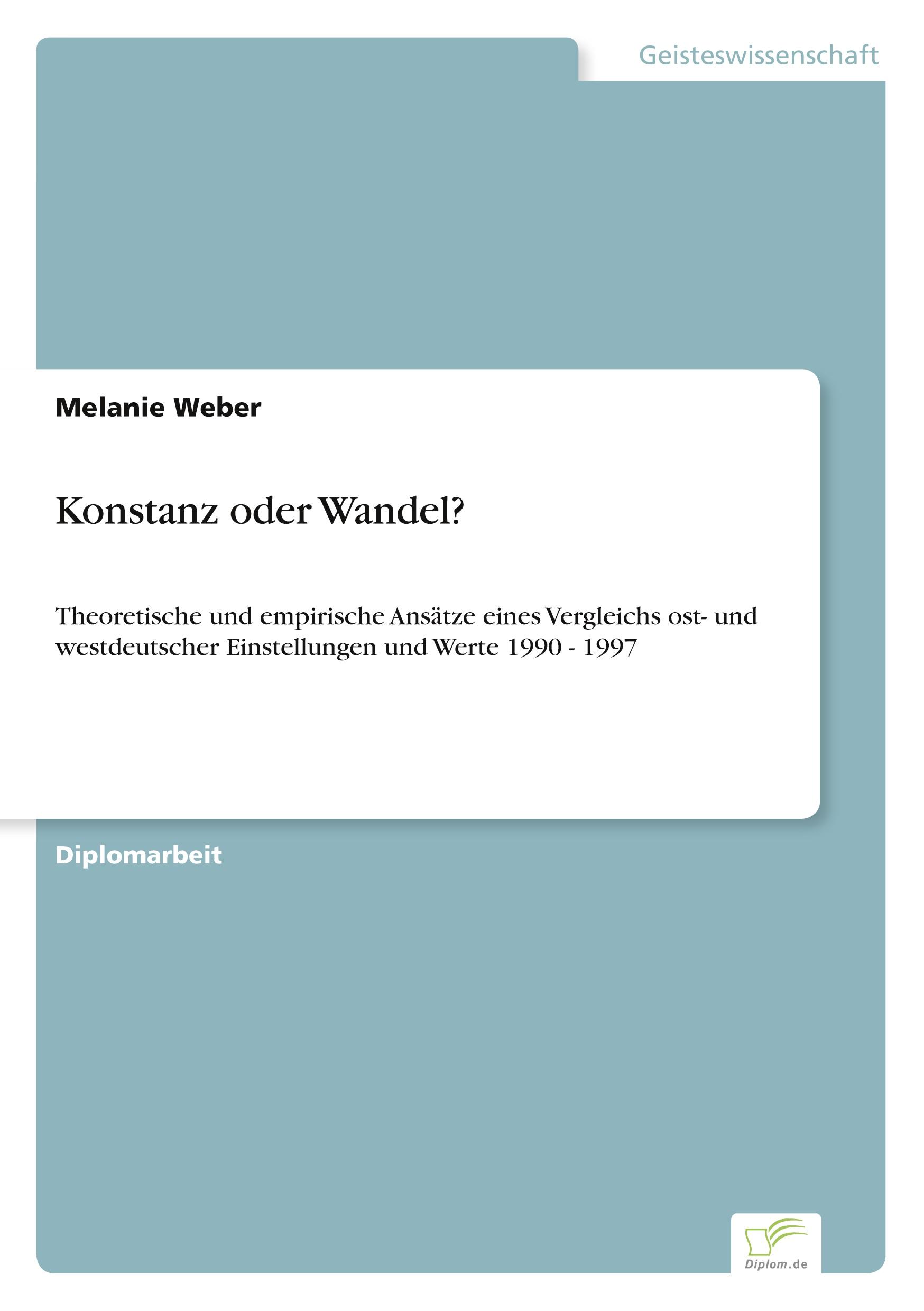 Konstanz oder Wandel?