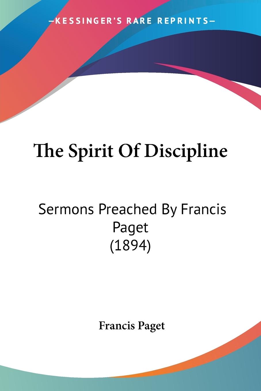 The Spirit Of Discipline