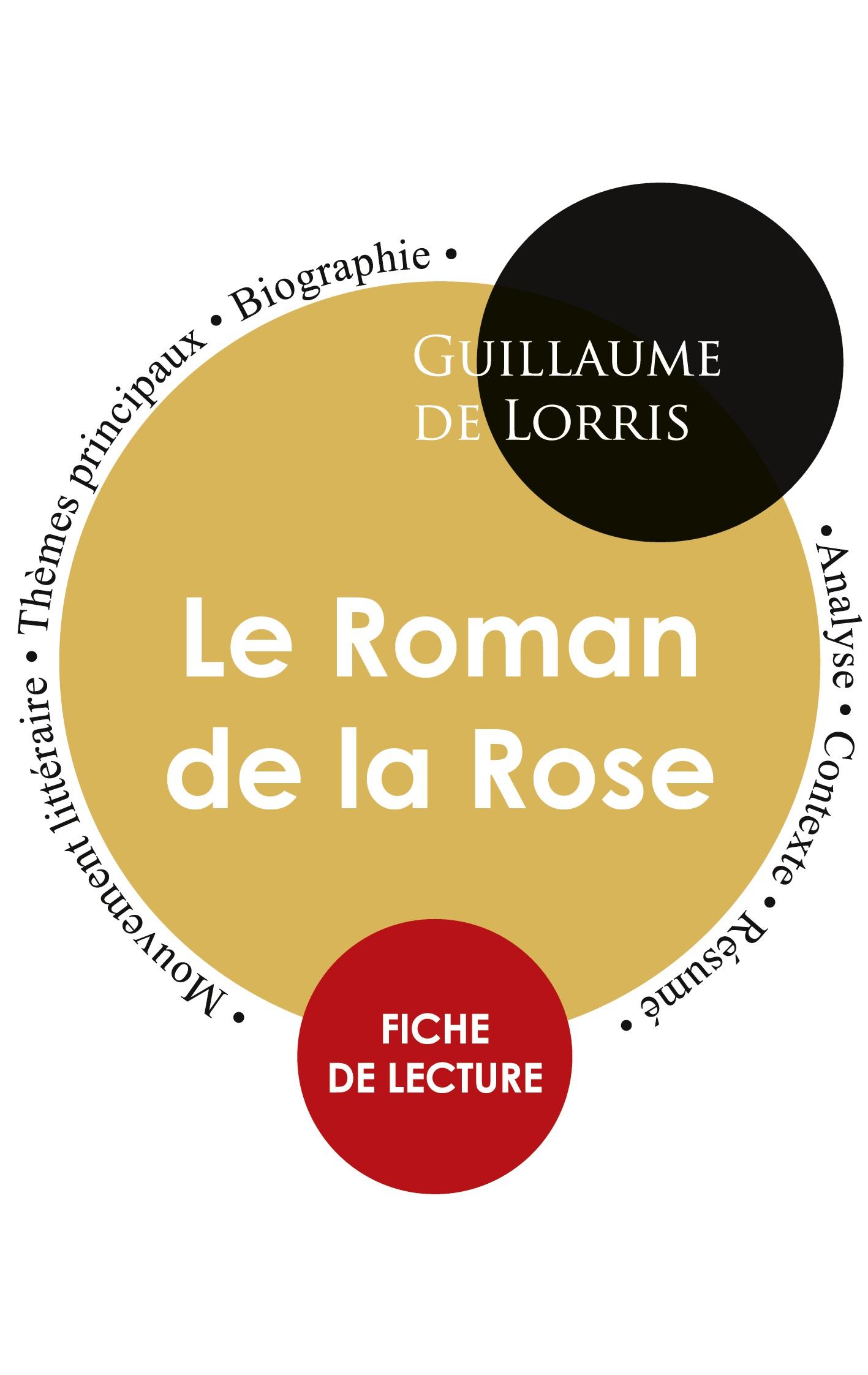 Fiche de lecture Le Roman de la Rose (Étude intégrale)