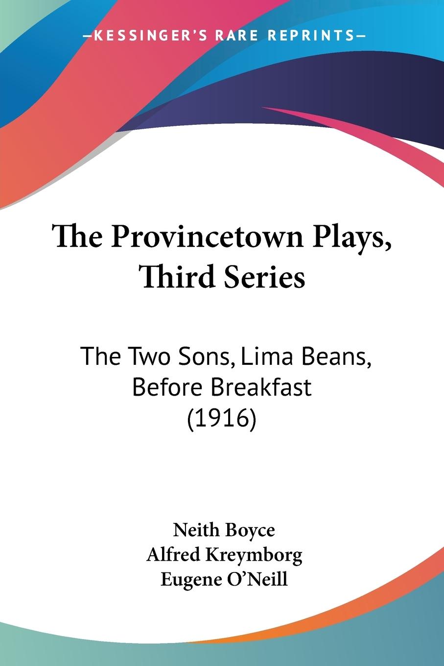 The Provincetown Plays, Third Series