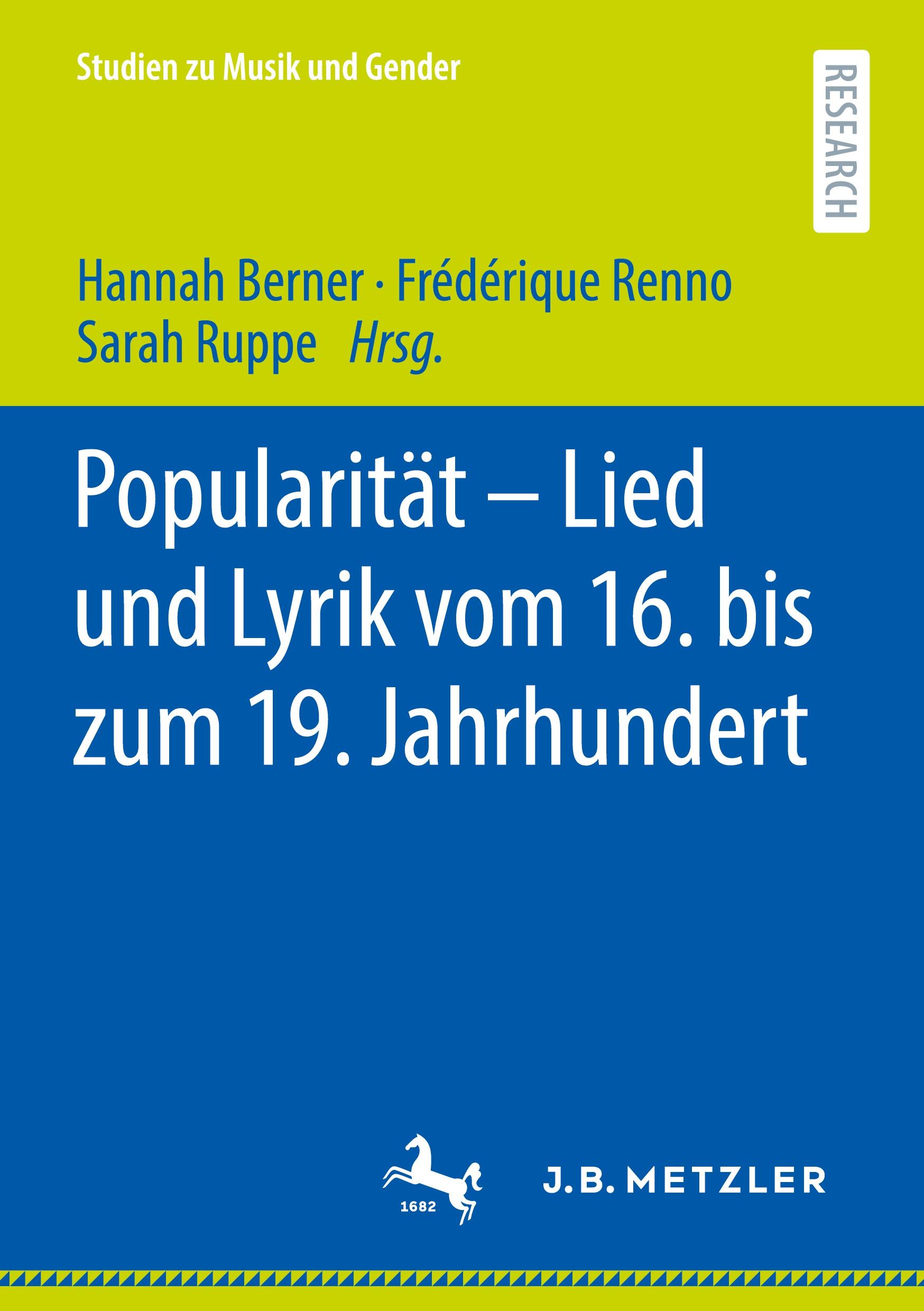 Popularität ¿ Lied und Lyrik vom 16. bis zum 19. Jahrhundert