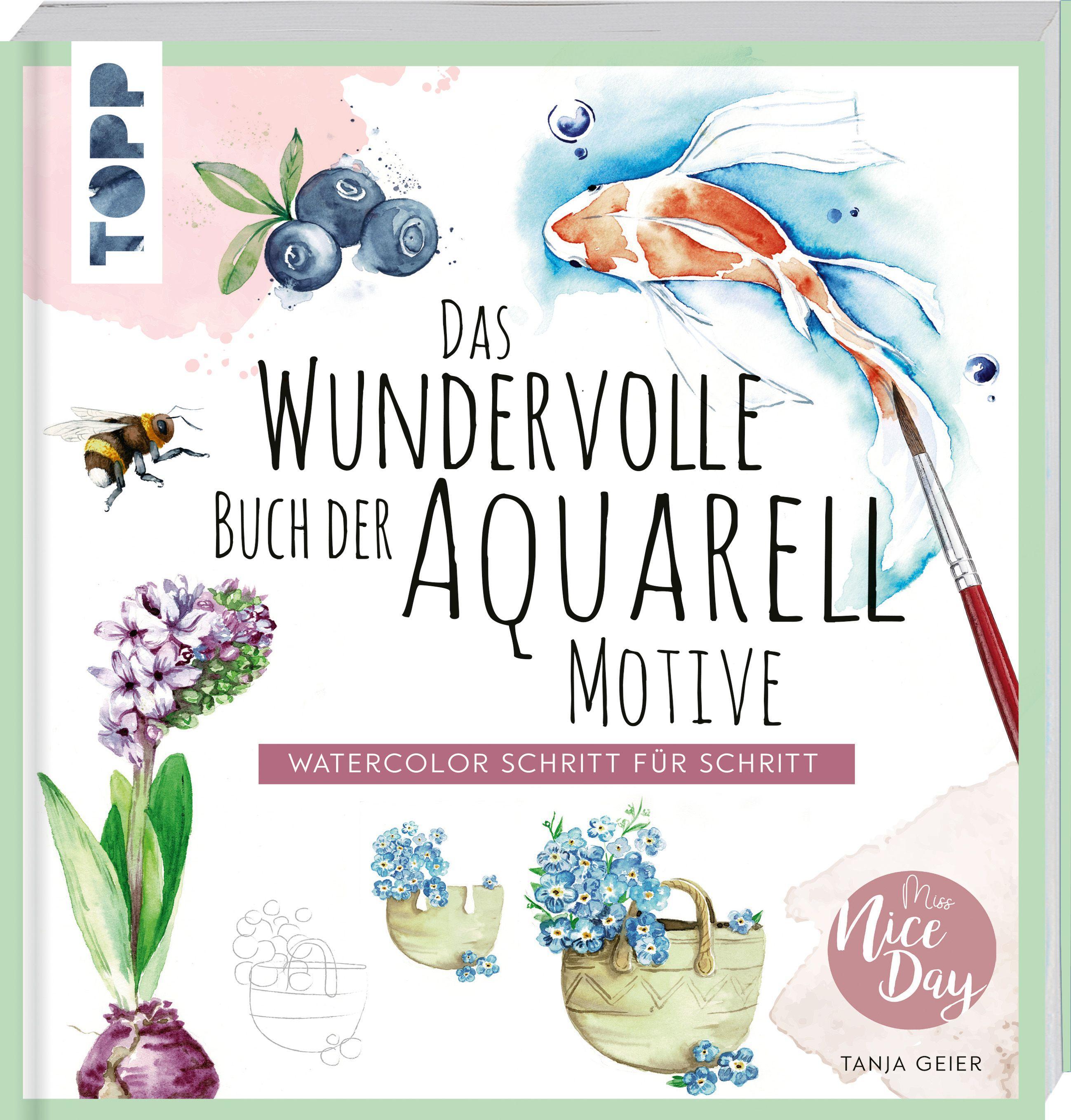 Das wundervolle Buch der Aquarell-Motive