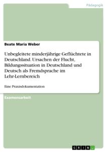 Unbegleitete minderjährige Geflüchtete in Deutschland. Ursachen der Flucht, Bildungssituation in Deutschland und Deutsch als Fremdsprache im Lehr-Lernbereich