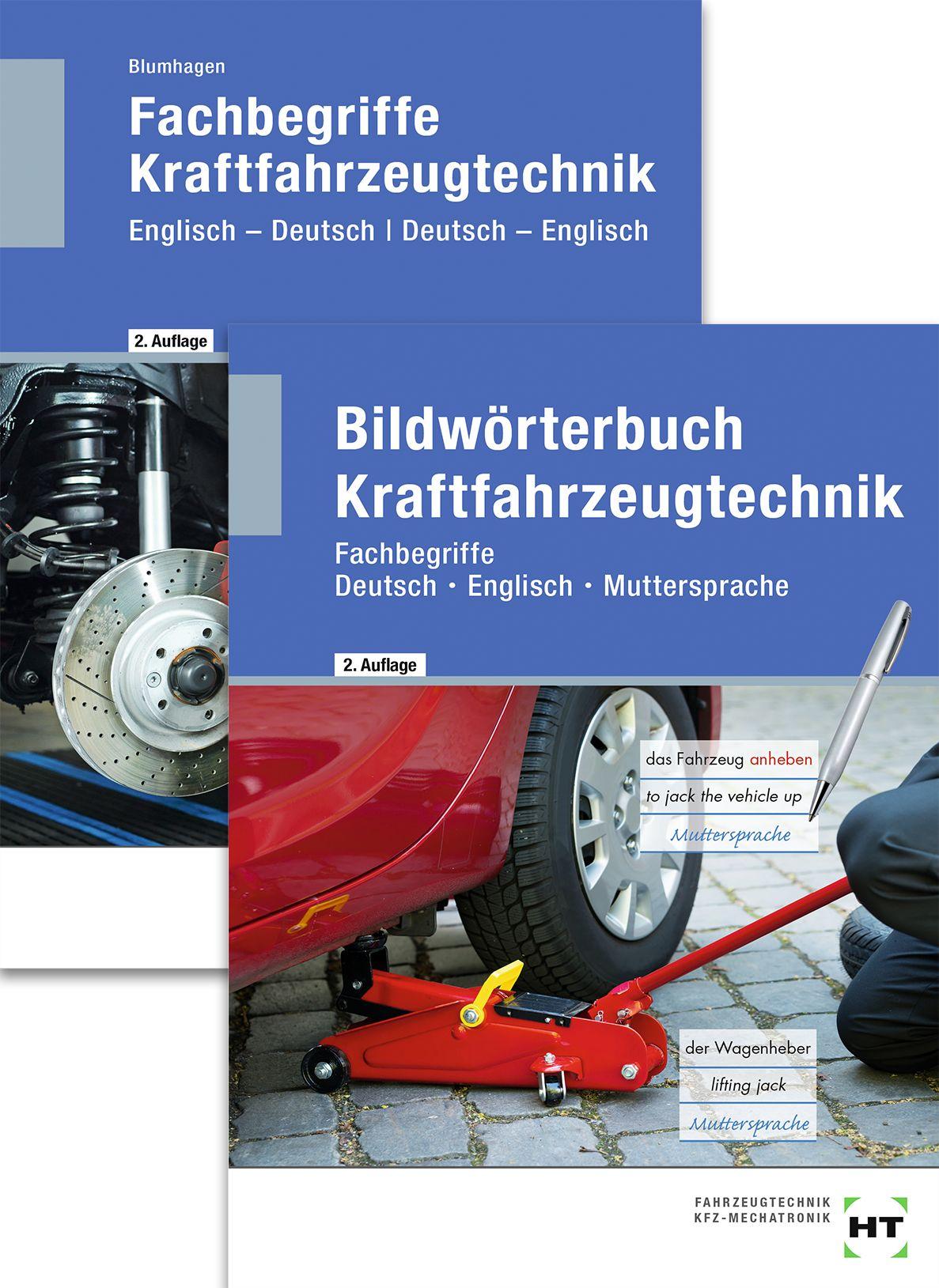 Paketangebot Bildwörterbuch Kraftfahrzeugtechnik und Fachbegriffe Kraftfahrzeugtechnik