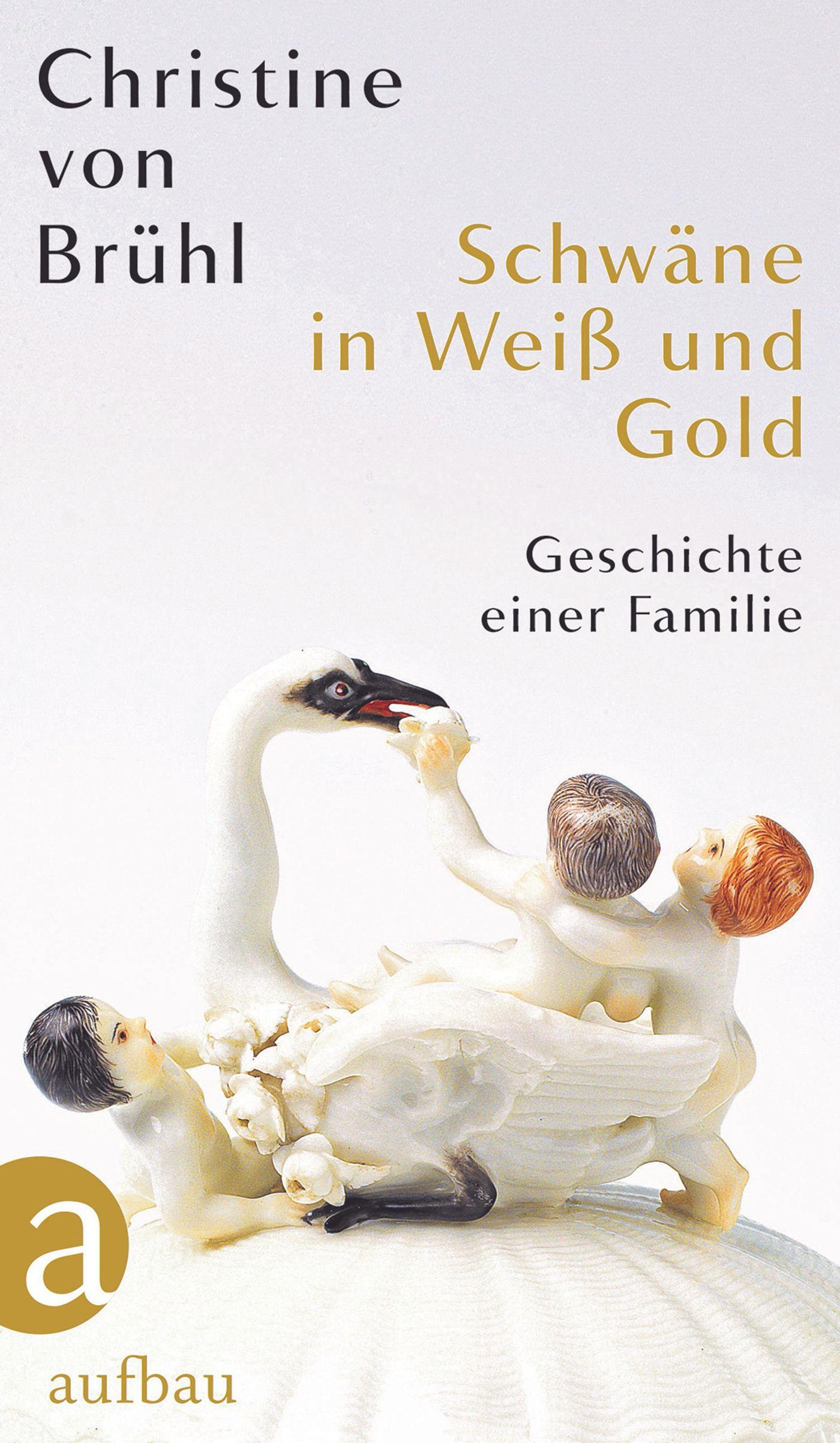 Schwäne in Weiß und Gold