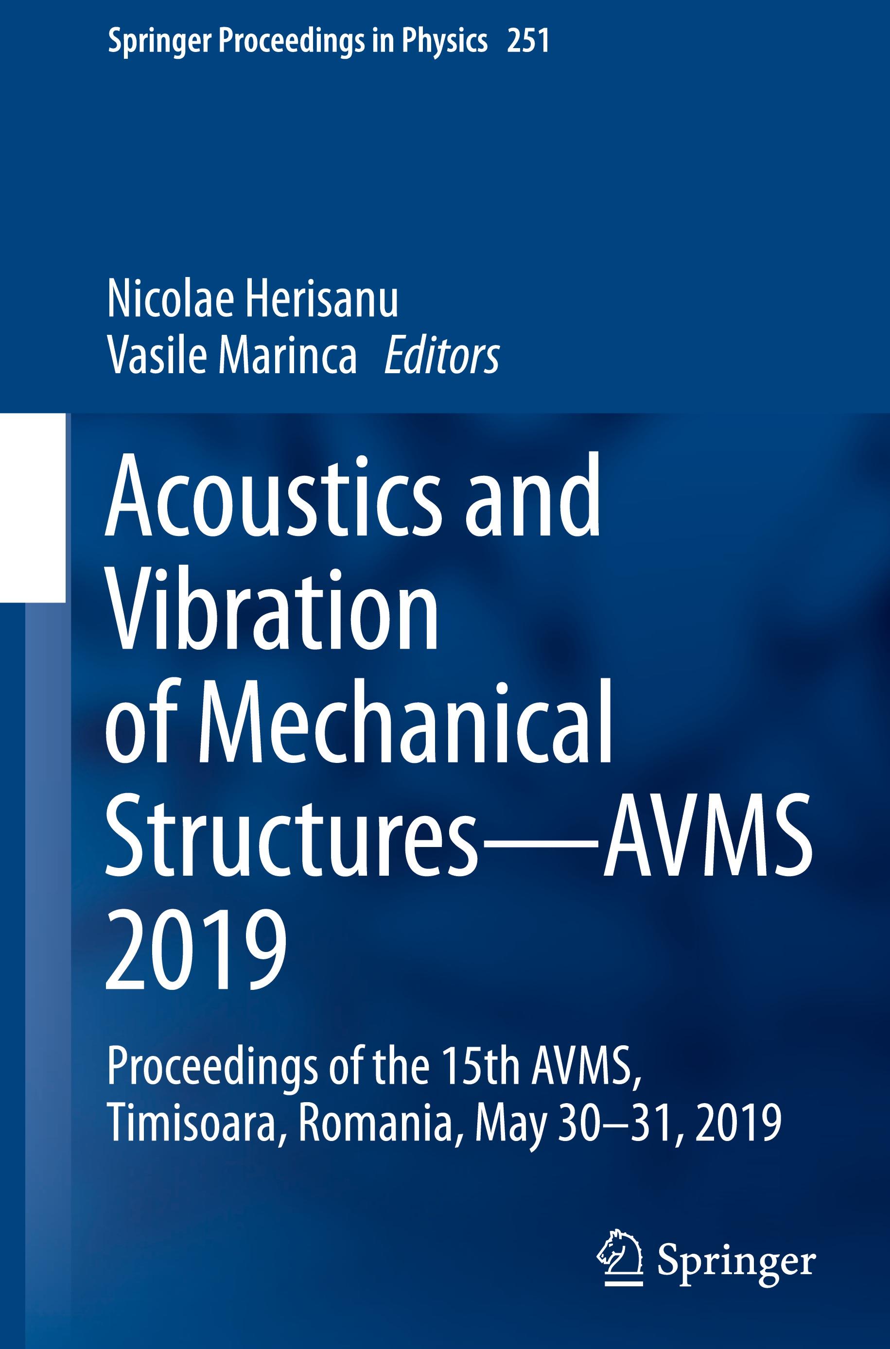 Acoustics and Vibration of Mechanical Structures¿AVMS 2019