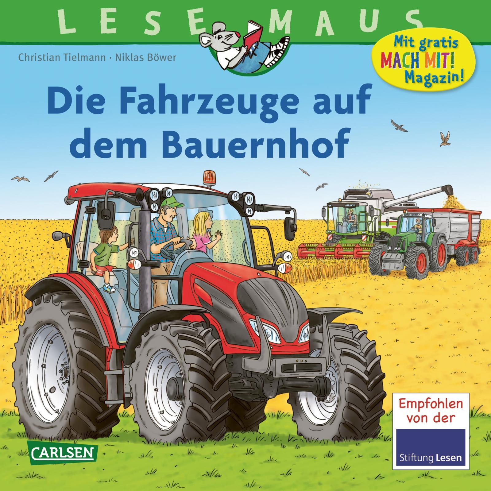 LESEMAUS 187: Die Fahrzeuge auf dem Bauernhof