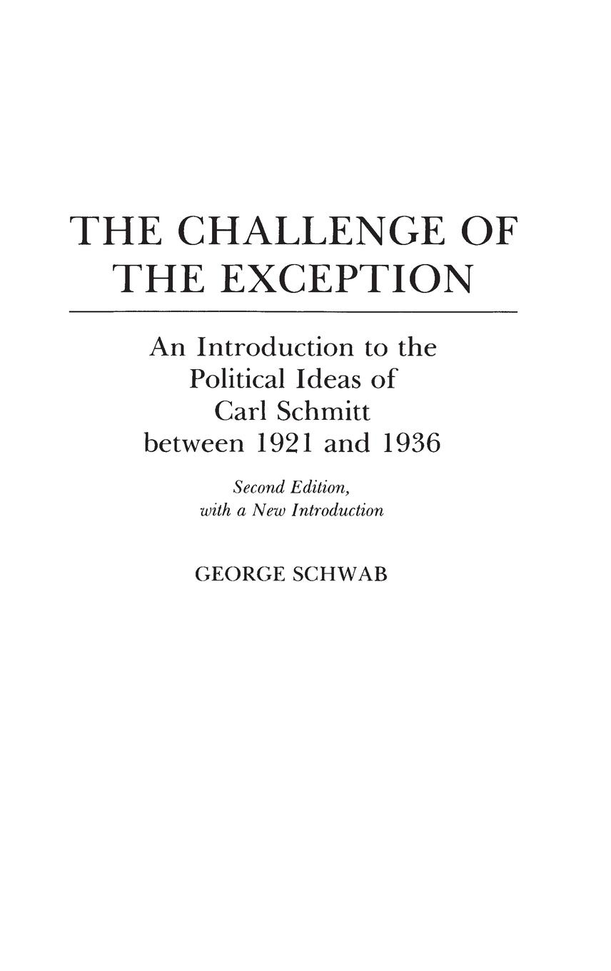 The Challenge of the Exception