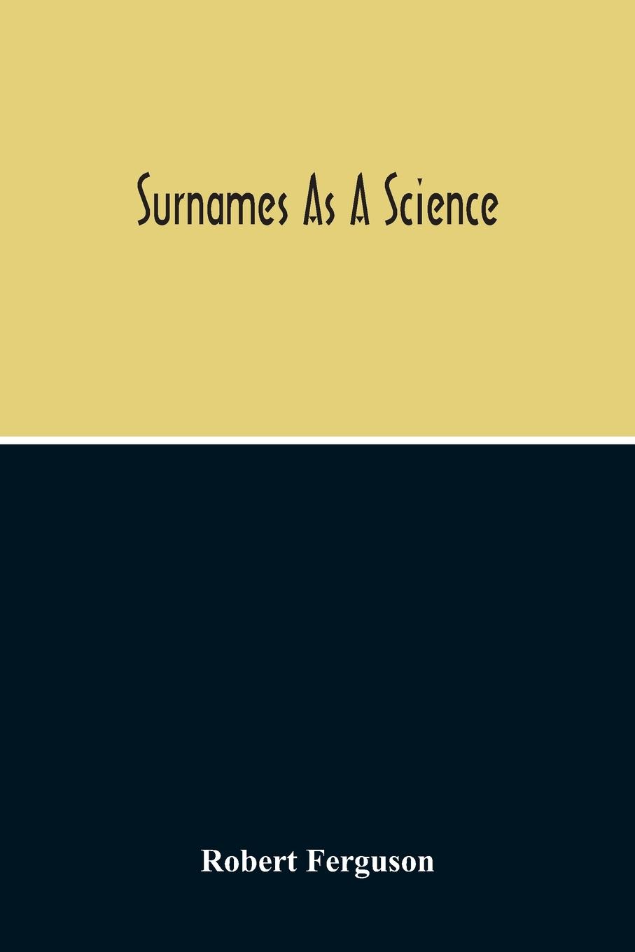 Surnames As A Science