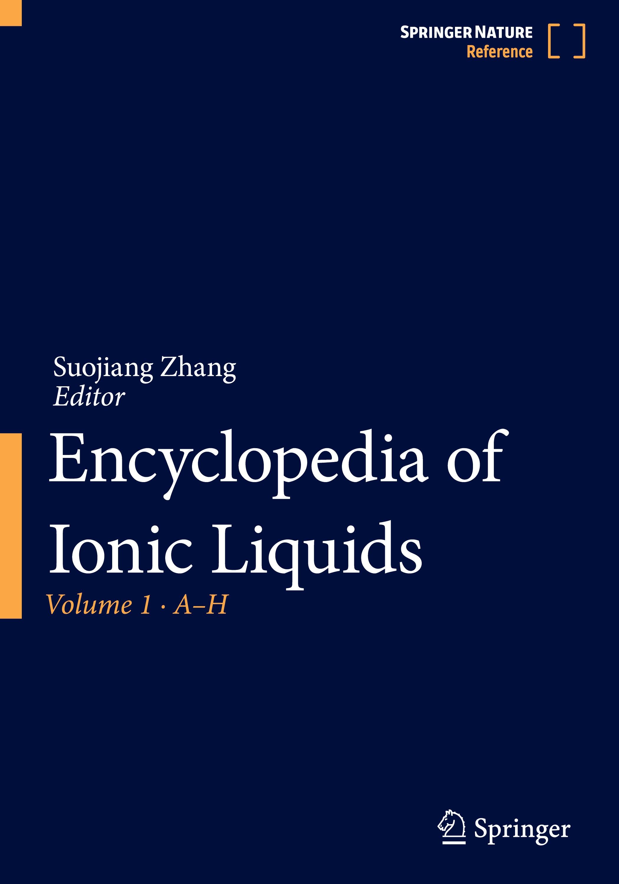 Encyclopedia of Ionic Liquids