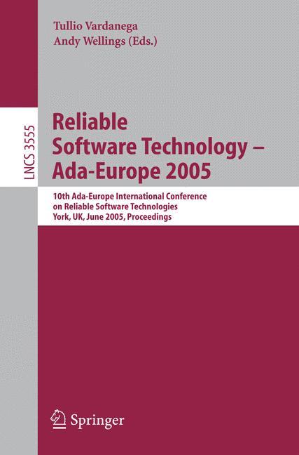 Reliable Software Technology - Ada-Europe 2005