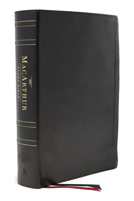 Nasb, MacArthur Study Bible, 2nd Edition, Genuine Leather, Black, Comfort Print