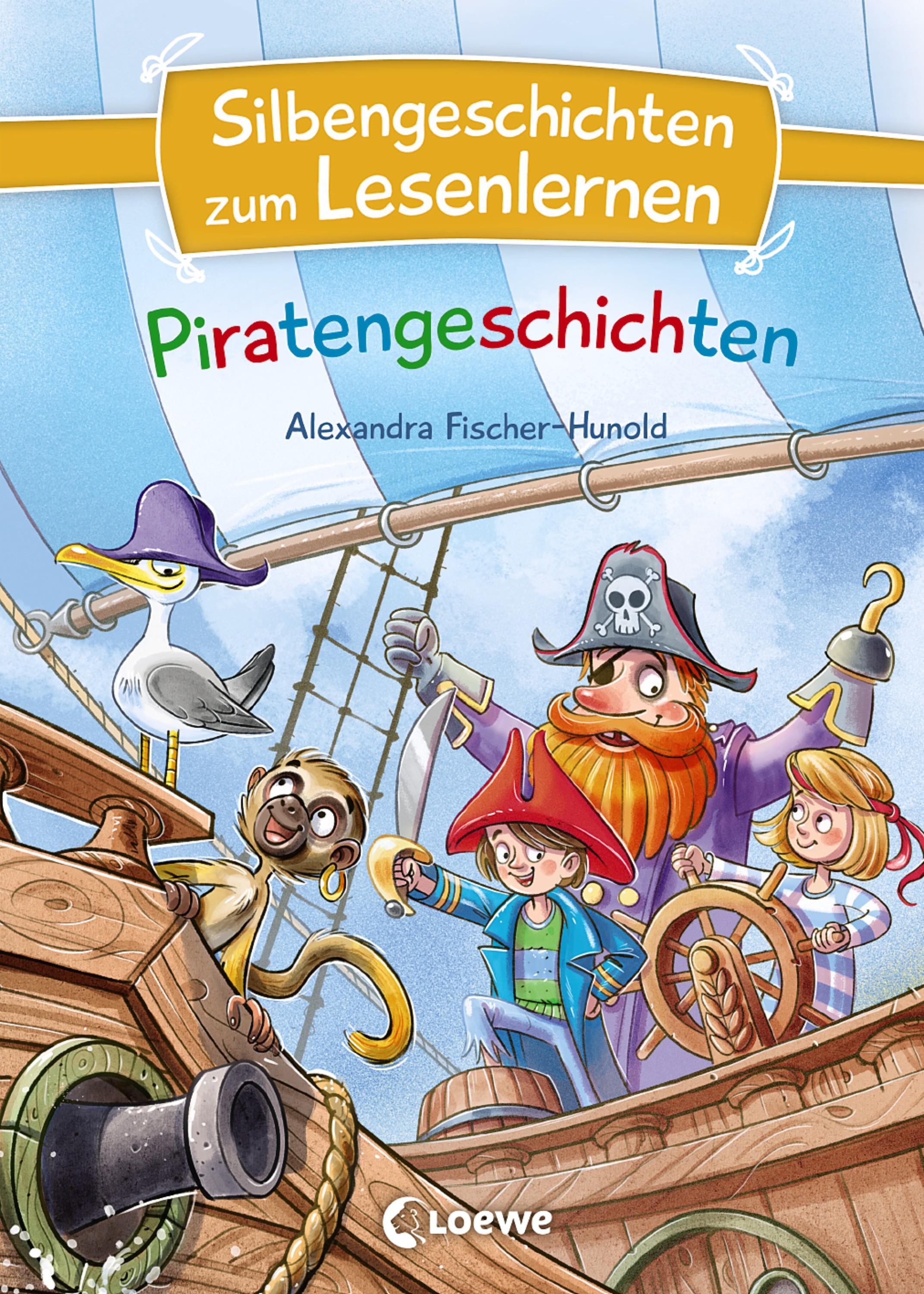 Silbengeschichten zum Lesenlernen - Piratengeschichten