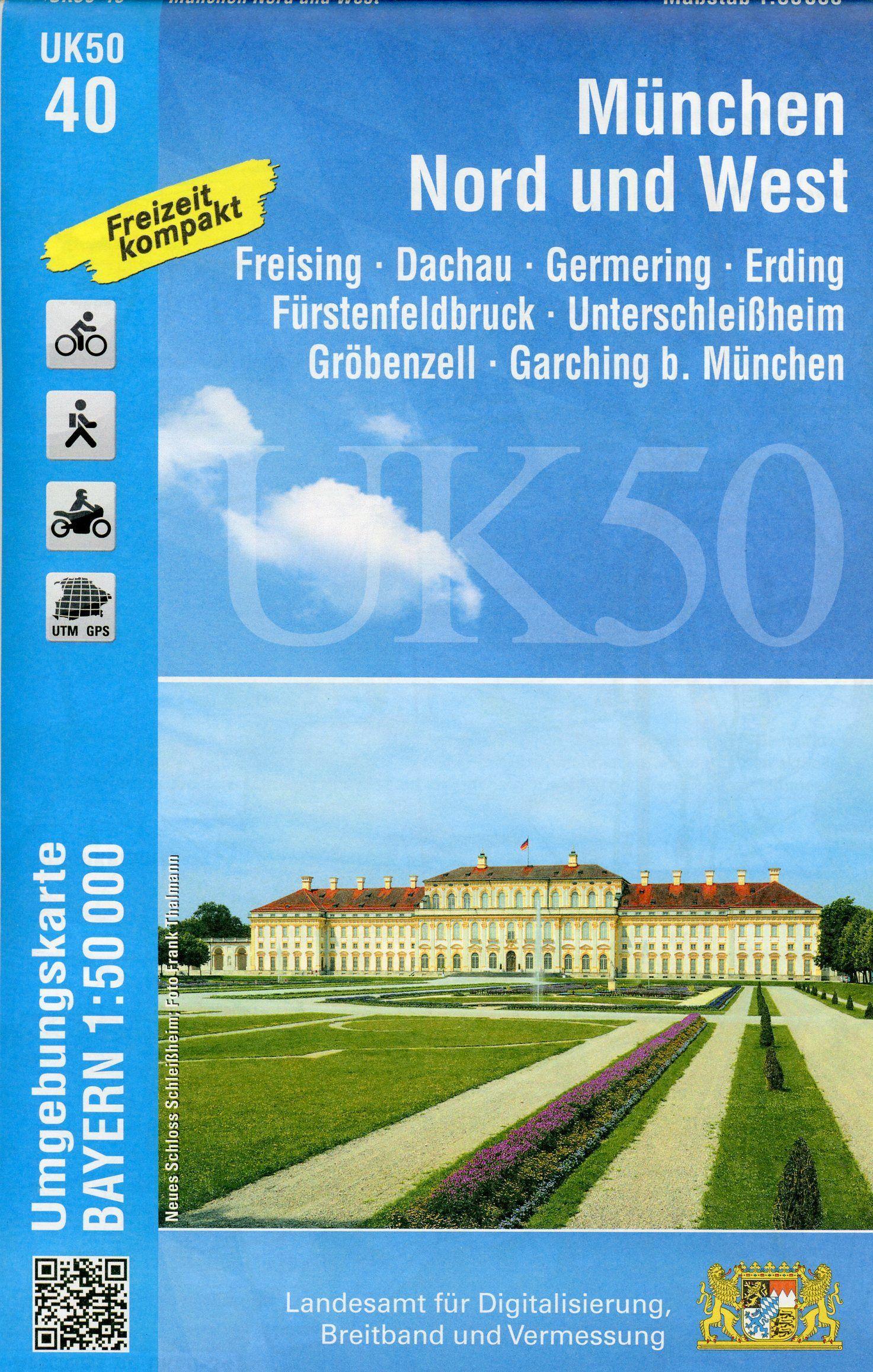 München Nord und West 1 : 50 000 ((UK 50-40)  Laufzeit bis 2021