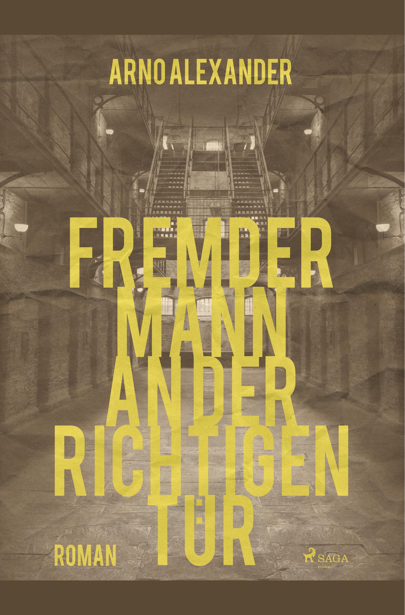 Fremder Mann an der richtigen Tür