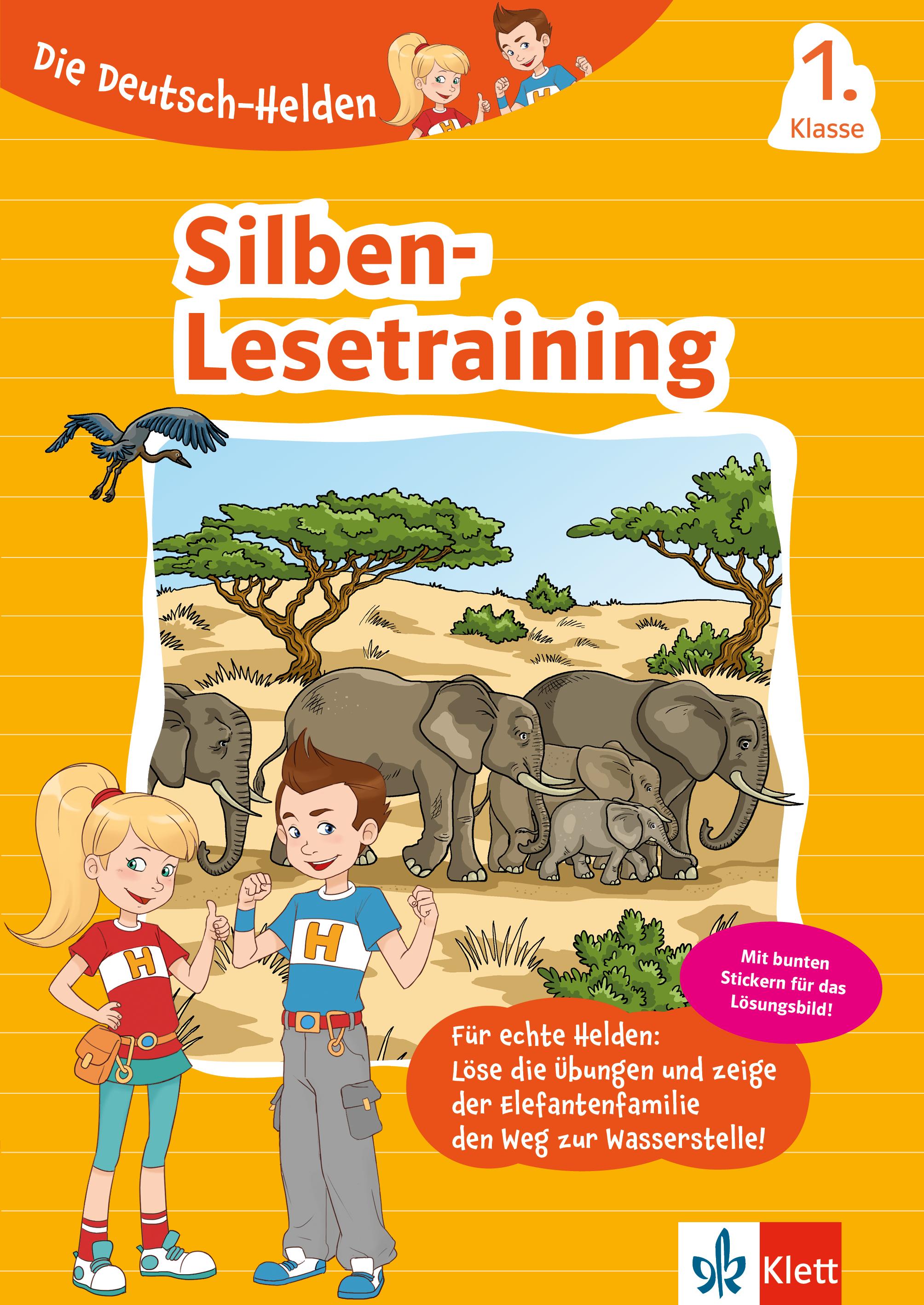 Die Deutsch-Helden: Silben-Lesetraining 1. Klasse