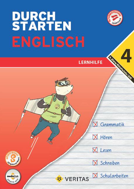 Durchstarten 4. Klasse - Englisch Mittelschule/AHS - Lernhilfe