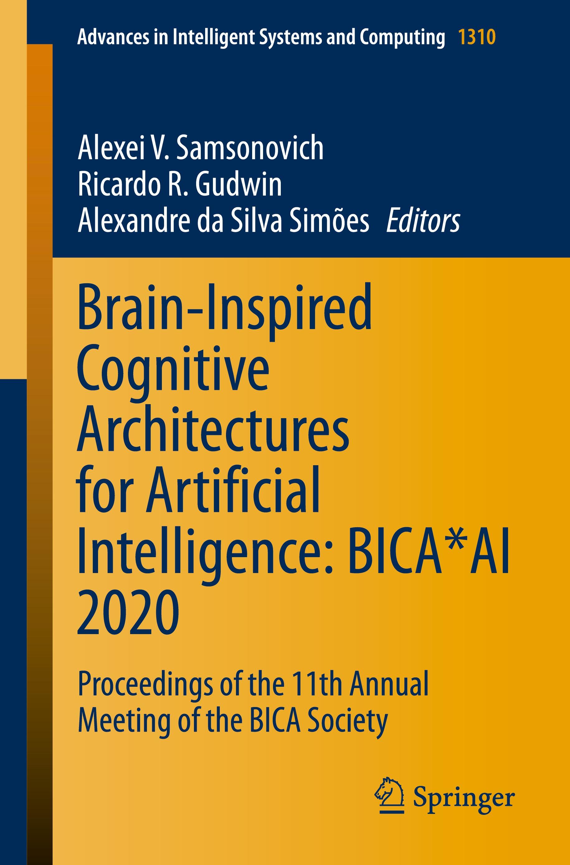 Brain-Inspired Cognitive Architectures for Artificial Intelligence: BICA*AI 2020