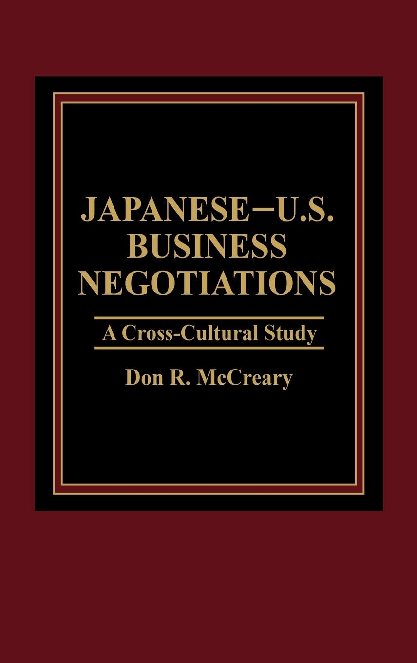 Japanese-U.S. Business Negotiations