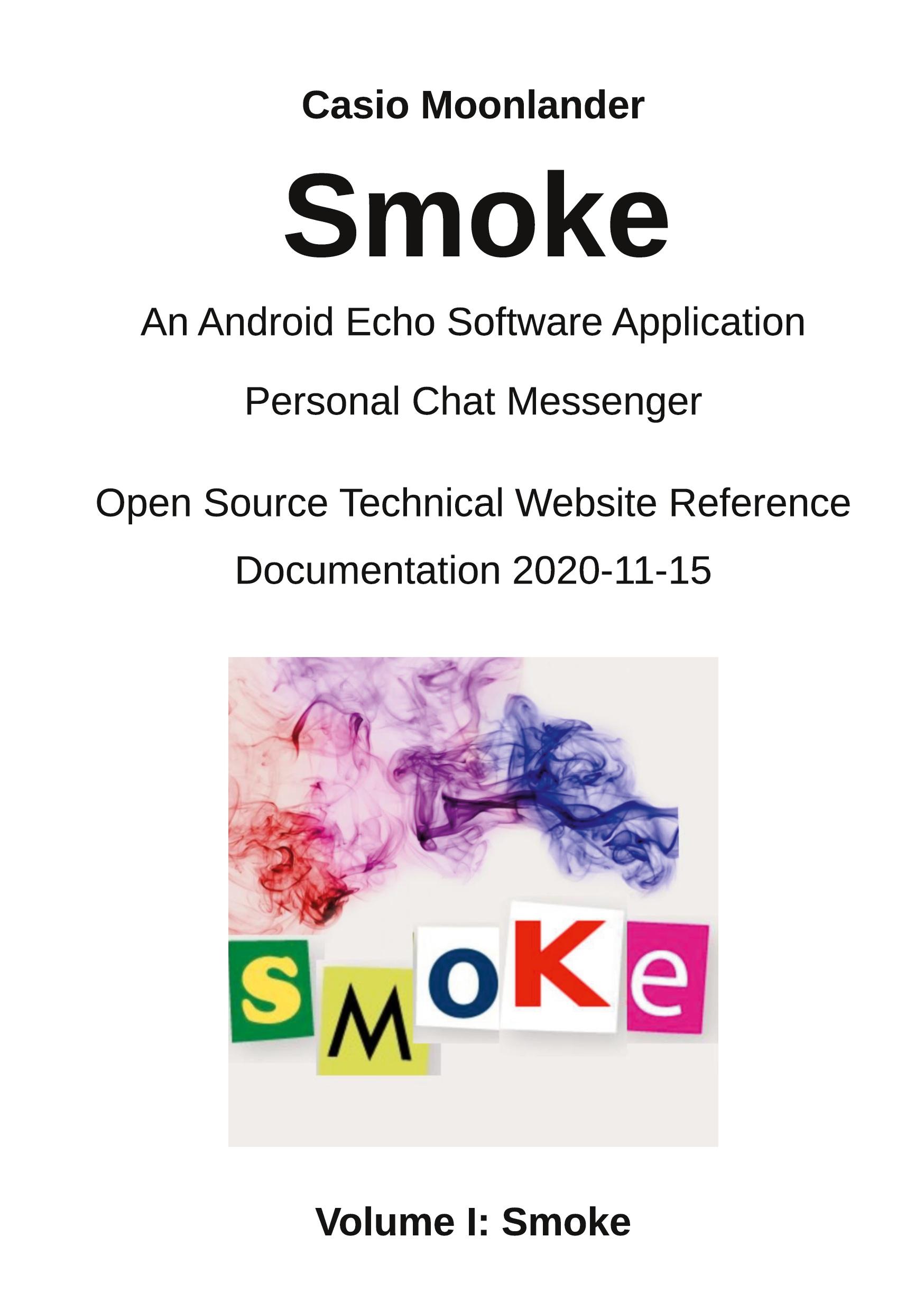 Smoke - An Android Echo Chat Software Application: