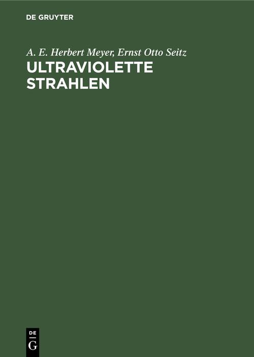 Ultraviolette Strahlen