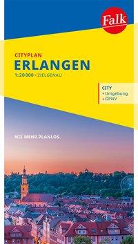 Falk Cityplan Erlangen 1:17.500