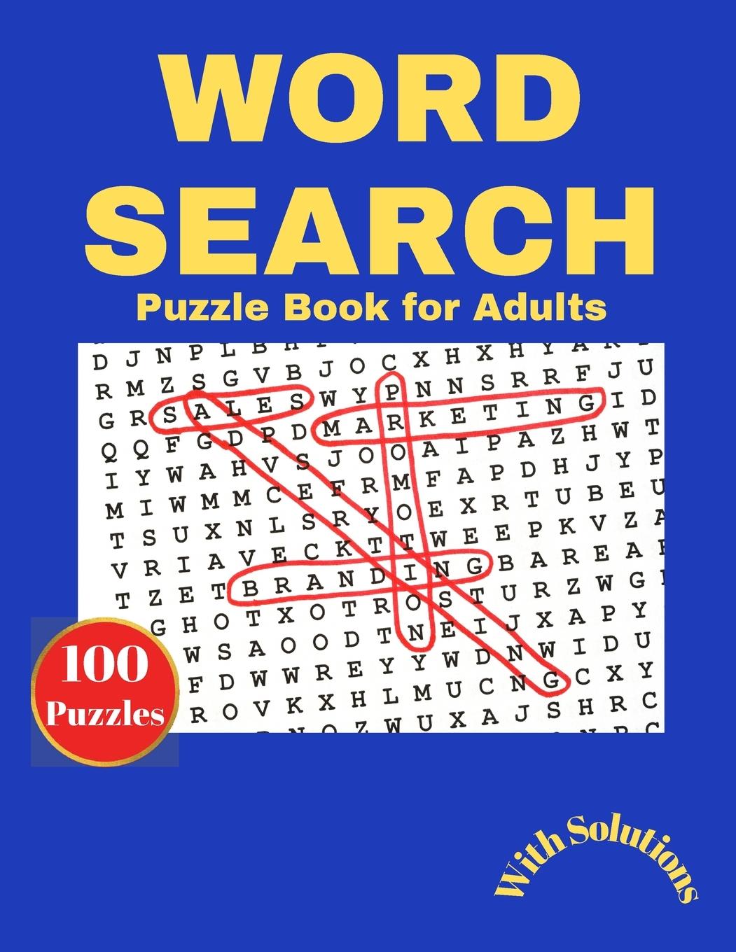 Word Search Puzzle Book For Adults