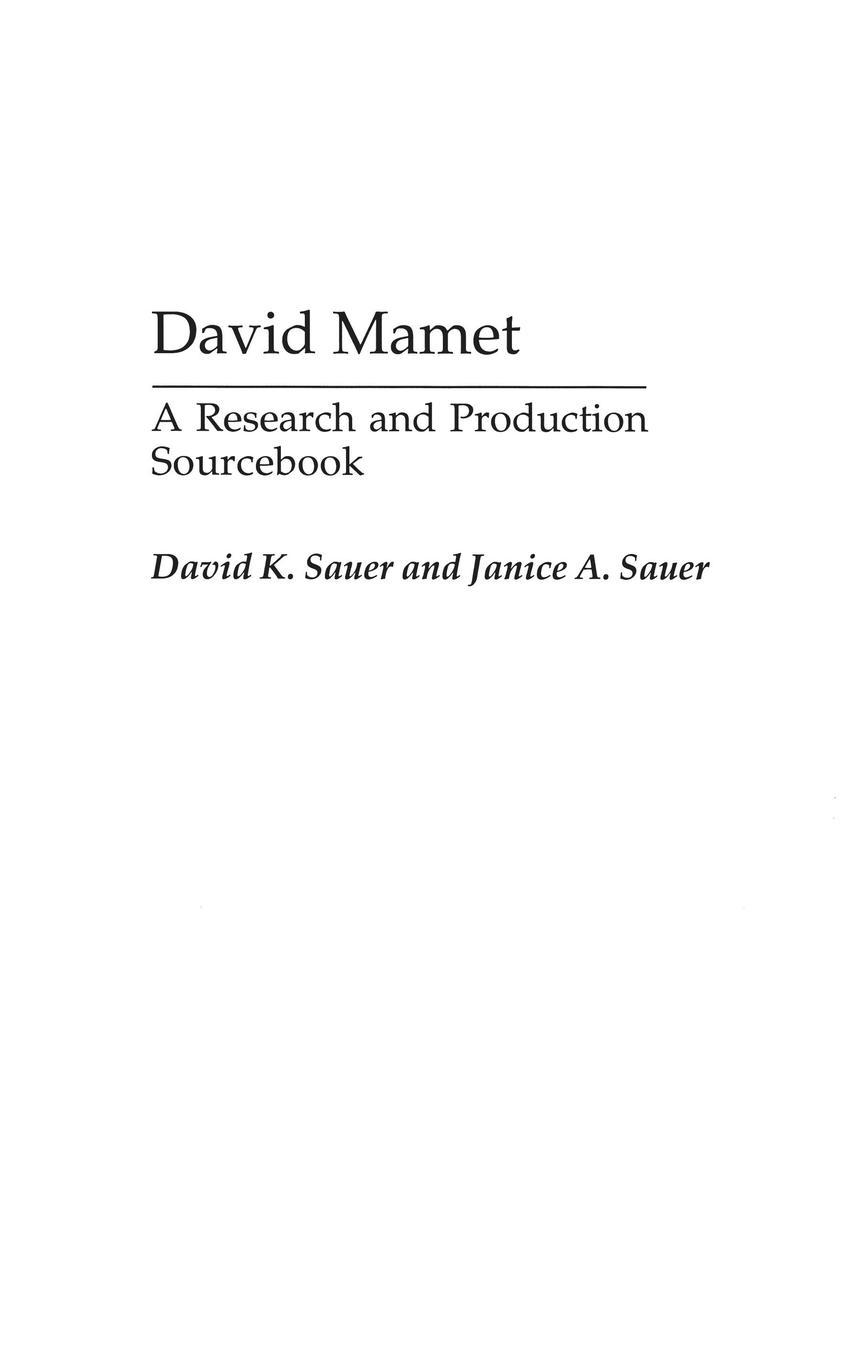 David Mamet