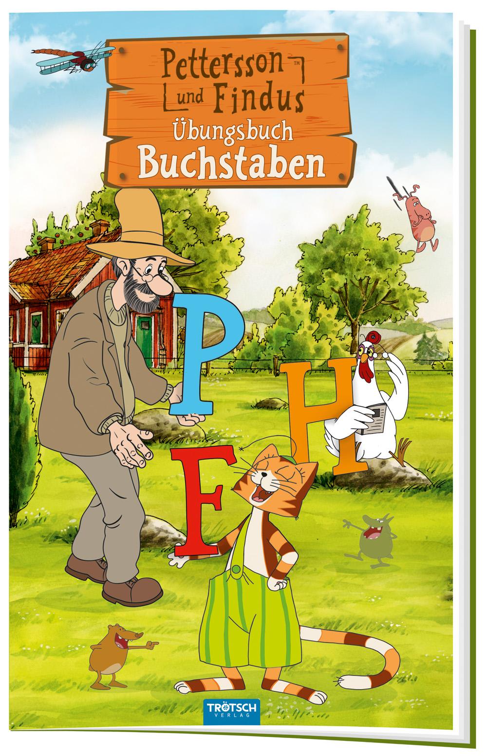 Trötsch Pettersson und Findus Buchstaben Übungsbuch