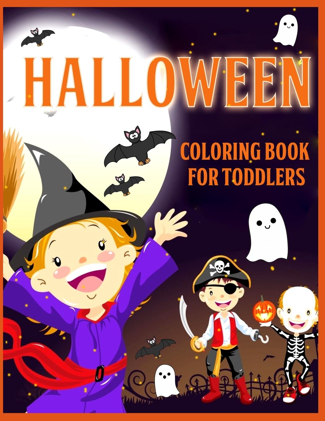 Halloween Coloring Book for Toddlers