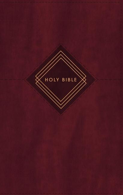 Niv, the Grace and Truth Study Bible (Trustworthy and Practical Insights), Personal Size, Leathersoft, Burgundy, Red Letter, Thumb Indexed, Comfort Print