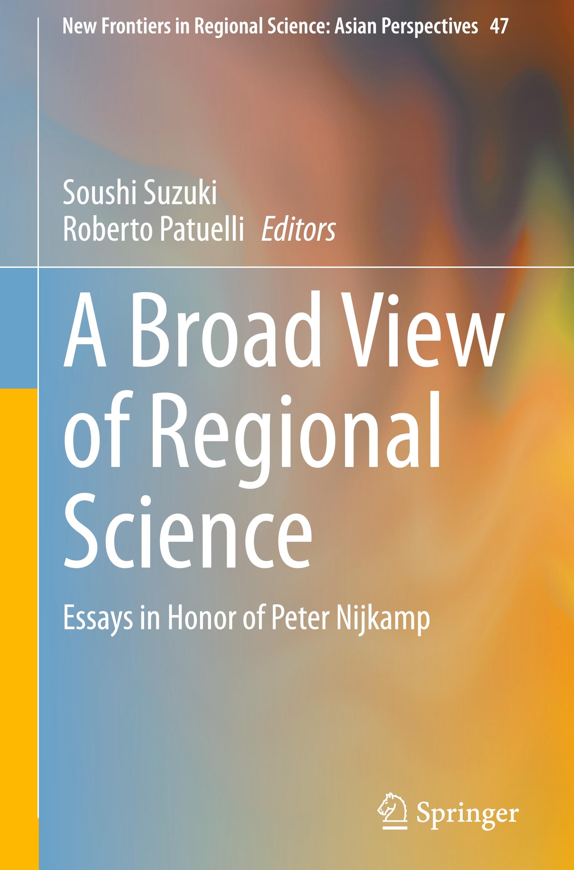 A Broad View of Regional Science